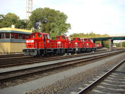 Diesel Rangeerlocomotieven quadruple traction