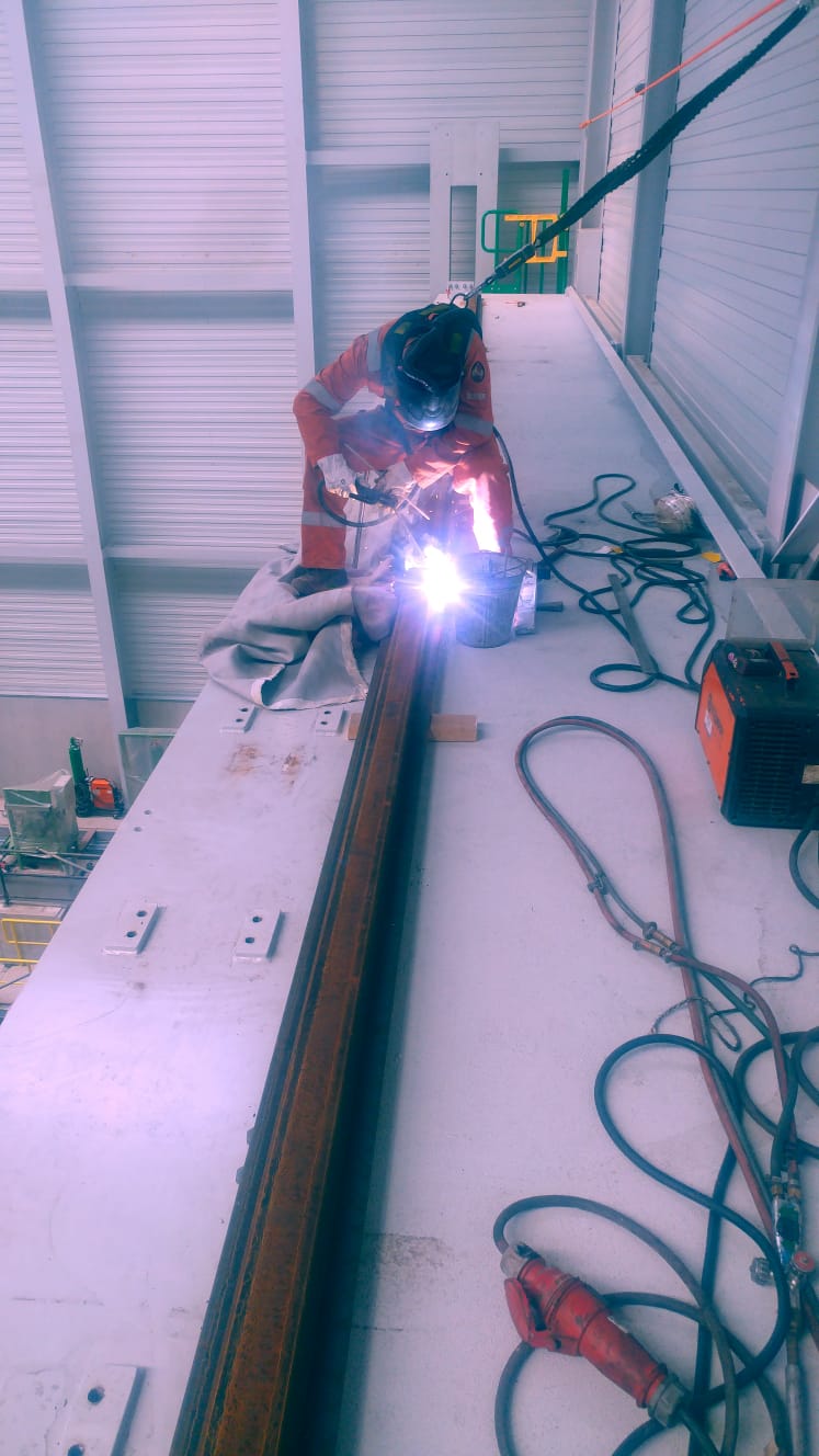 Rail welding Bemo Rail expert in welds